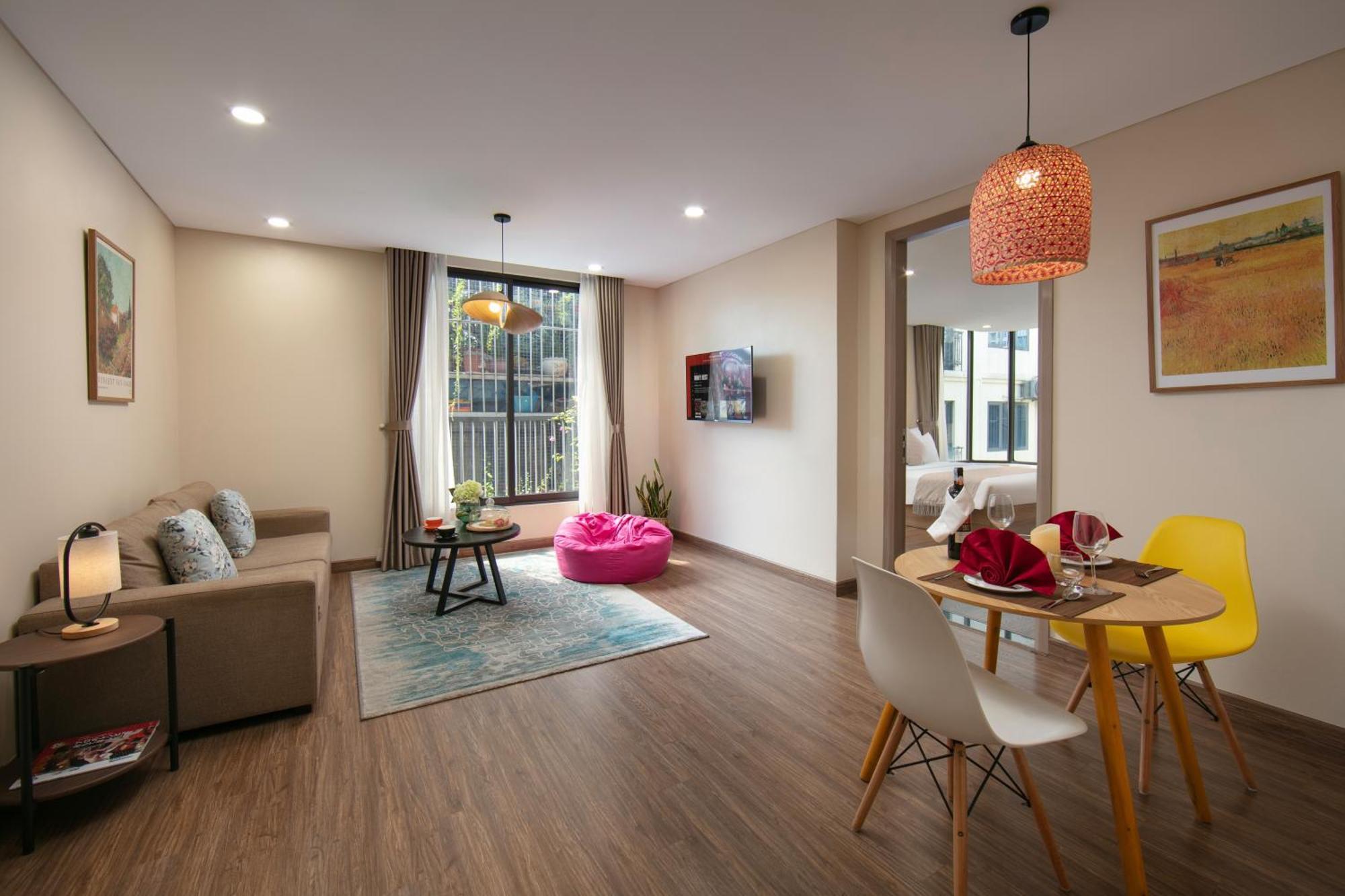 Hb Serviced Apartment - Lac Long Quan Hanoi Eksteriør billede